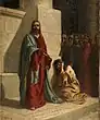 Cristo y la mujer adúltera, de Domenico Morelli. 1869.
