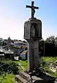 Crucero con capilla en Puerto del son, Galicia.