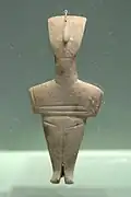 Estatuilla cicládica, Creta, 2800-2200 a. C.