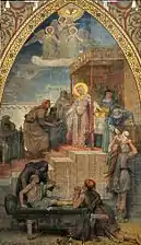 Santa Clotilde socorriendo a los pobres  (Désiré François Laugée)