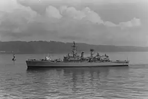 Fragata BAE Presidente Alfaro (FM 01), incorporada a la Armada del Ecuador el 18 de abril de 2008, procedente de la Armada de Chile.