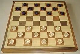 Damero (tablero de damas).