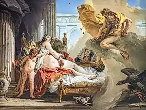 Giovanni Battista Tiepolo, Dánae y Zeus