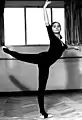 Un ejemplo de una pose de danza