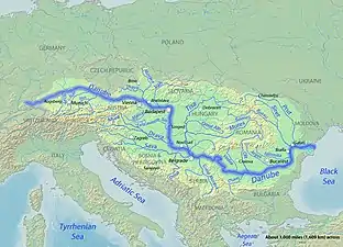 2.º Danubio (2850 km)