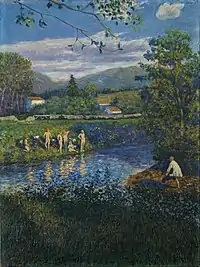 El baño en Rentería (1900). Museo de Bellas Artes de Bilbao.