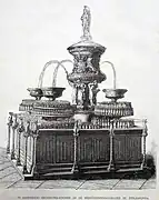 Fuente de perfume para la contribución holandesa a la  Centennial Exposition en 1876