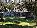 Mosaico cerca de la casa de cultura