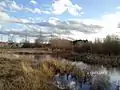 Desembocadura de río Chico en el Adaja (Ávila).