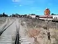 Desvío al Taller de reparaciones o continuación hacia la estación
