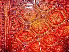 Detalle del cielorraso.