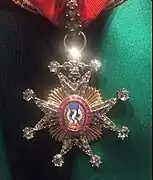 Insignia de la orden en diamantes
