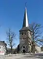 Dieupart, la iglesia: l'église des Saints-Ange