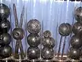 Diferentes tipos de bolas de cañón halladas a bordo del Vasa.