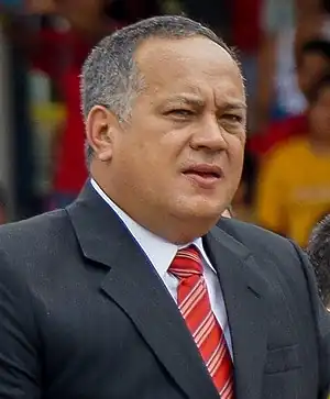 Diosdado Cabello,(61 años)13 al 15 de abril de 2002 (interino)Diputado en la Asamblea Nacional de Venezuela