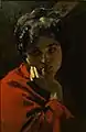 Ritratto di donna in rosso (Retrato de mujer de rojo)