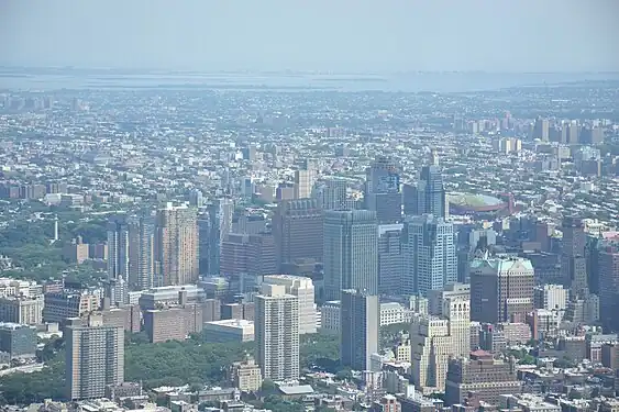 Vista aérea de Brooklyn.