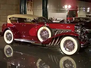 Duesenberg convertible SJ LA Grand Dual-Cowl Phaeton 1935