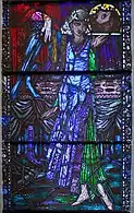 Vitral en la iglesia de Duhill, de Harry Clarke, 1925.