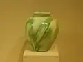 Jarro con los esmaltes de cerámica verde y amarillo, primera mitad del siglo VIII