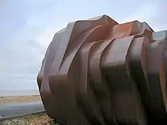 Detalle del East Beach Café en Littlehampton.