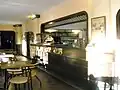 Barra del bar.