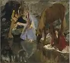 Edgar Degas, Retrato de la señorita Eugénie Fiocre, 1867-1868