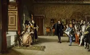 Presentación de don Juan de Austria al emperador Carlos V, en Yuste, 1869, Museo del Prado.