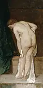 Mujer al salir del baño, hacia 1869, Museo del Prado.