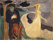 Desapego (1896), óleo sobre lienzo, 96,5 × 127 cm, Museo Munch de Oslo.