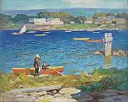 Edward Henry Potthast - A Day's Fishing