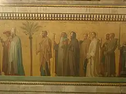Detalle del fresco pintado por Flandrin