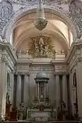 El retablo.