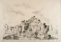 Dibujo preparatorio.