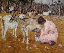 Corral de cabras (1926)Fernando Fader