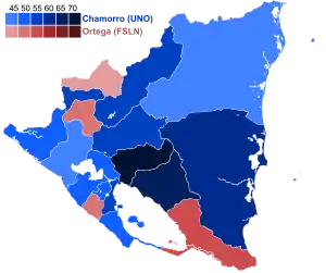 Elecciones generales de Nicaragua de 1990