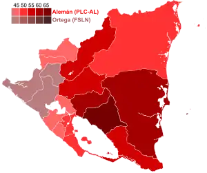 Elecciones generales de Nicaragua de 1996