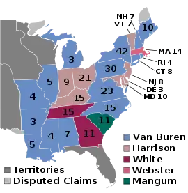 Elecciones presidenciales de Estados Unidos de 1836