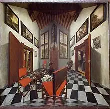 Caja de perspectiva, de Pieter Janssens Elinga, ca. 1660-1680.