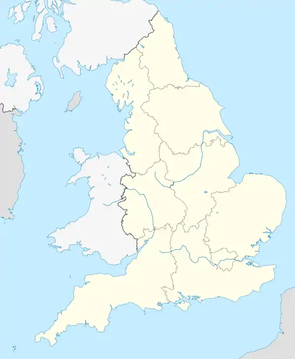 Blackpool ubicada en Inglaterra