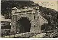 Entrada al túnel de Somport desde les Forges d'Abel (Francia). Fotografía fechada en 1928