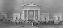 Entrada de la estación de Euston, por Edward Radclyffe
