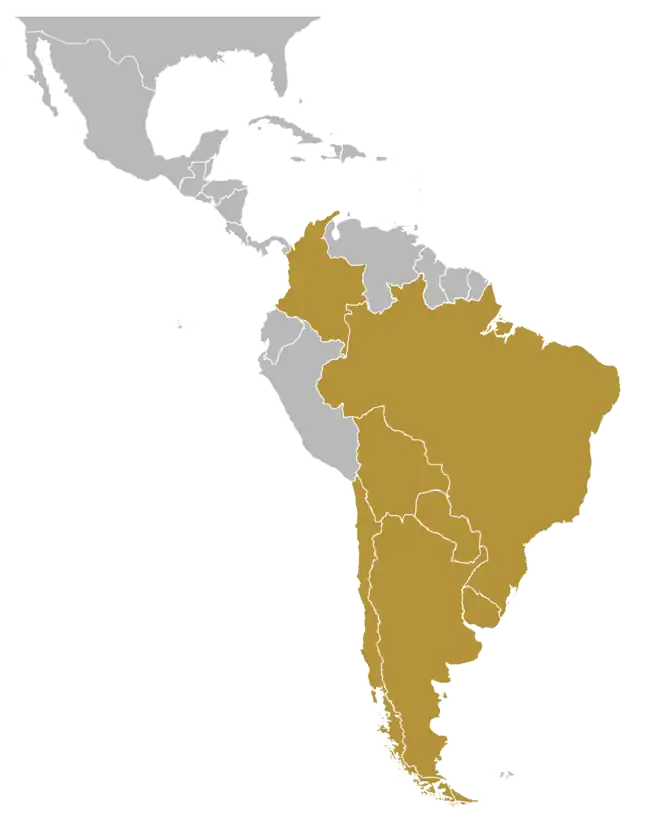 Copa de Campeones de América 1960 está ubicado en América del Sur