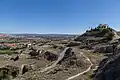 Ermita con Calatayud en la parte izquierda.