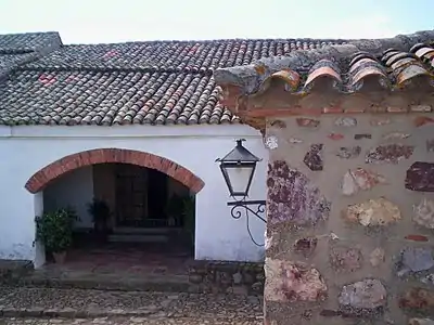 Ermita de la Virgen del Castillo (Chillón, Ciudad Real). Fachada del Templo.