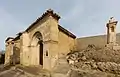 Ermita y peirón de San Sebastián.