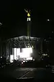 Escenario frente al monumento para realizar el concierto de Fin de Año en 2009.