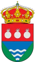 Representación heráldica del blasón aprobado.