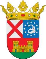 Representación heráldica del blasón.