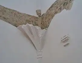 Arranque de los soportes del coro.